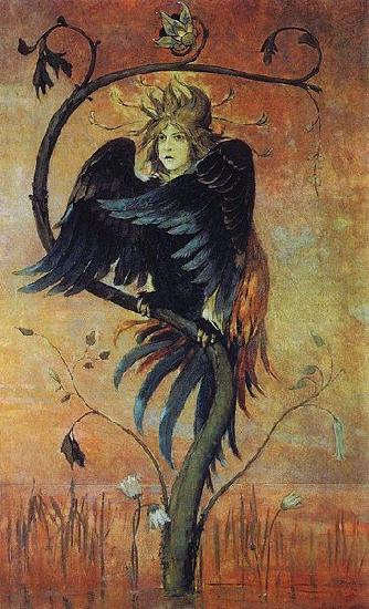 Viktor Vasnetsov The prophetic bird oil painting image